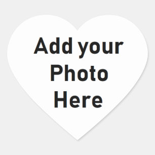 Stellen Sie sich einen eigenen Heart Shaped Sticke Herz-Aufkleber