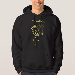 Stellen Sie sich Fantasy Dragon Tattoo Style vor Hoodie