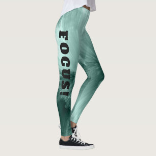 Stellen Sie sich "Fokus auf Fitness" individuell a Leggings