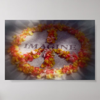 Stellen Sie sich Frieden vor Poster