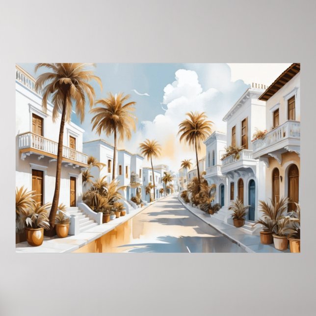 Stellen Sie sich friedliche, himmlische Orte 2 vor Poster (Vorne)