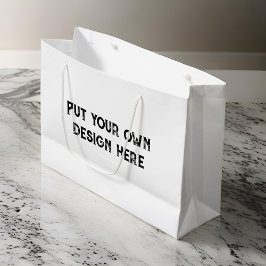 Stellen Sie sich Ihr eigenes Design vor Große Geschenktüte