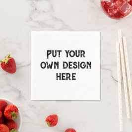 Stellen Sie sich Ihr eigenes Design vor Serviette