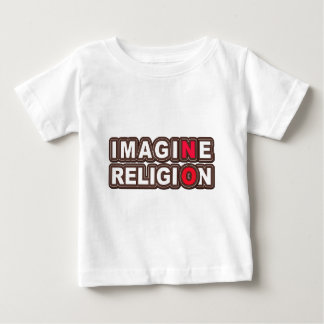 Stellen Sie sich keine Religion vor Baby T-shirt