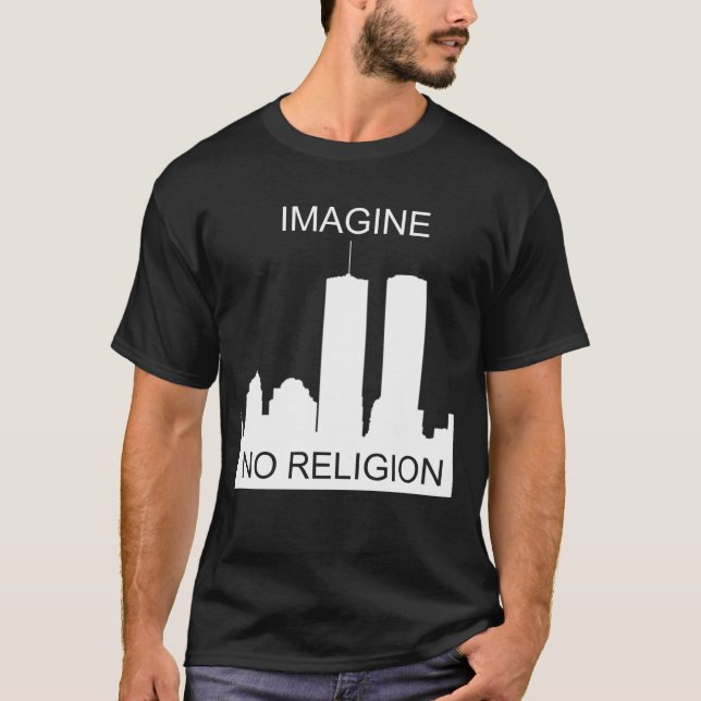 Stellen Sie sich keine Religion vor T-Shirt (Vorderseite)