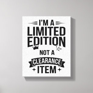 Stellen Sie sich mit dieser einzigartigen "Limited Leinwanddruck