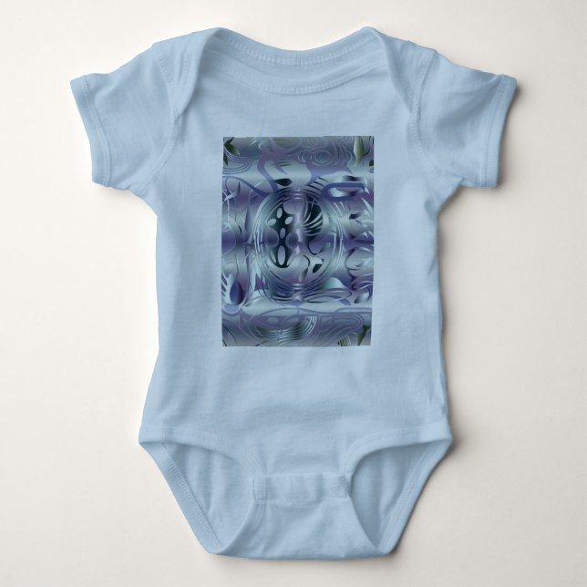 Stellen Sie sich Pure Bliss Baby Romper vor Baby Strampler (Vorderseite)