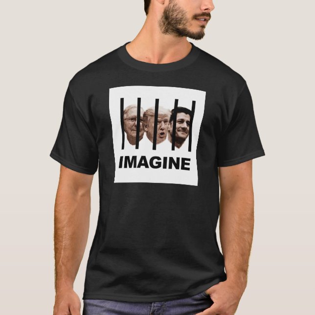 Stellen Sie sich Trump, McConnell und Ryan Behind  T-Shirt (Vorderseite)