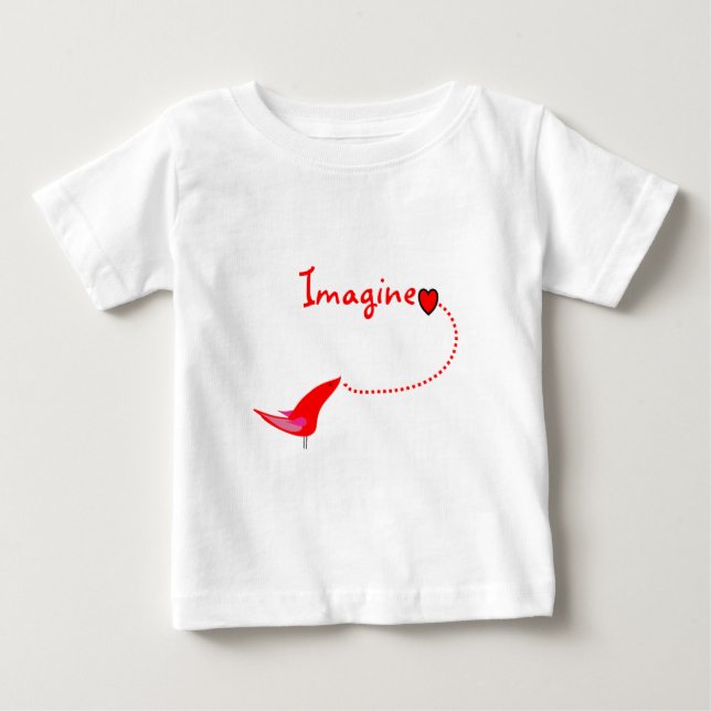 "Stellen Sie sich" vor---John-Geschenke Baby T-shirt (Vorderseite)