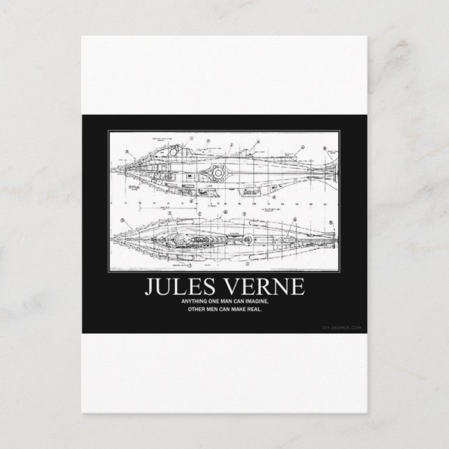 Stellen Sie vor sich (Nautilus) Postkarte (Vorderseite)