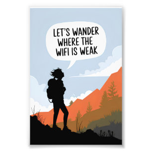 Stellen wir uns die Frage, wo der WLAN schwach ist Fotodruck
