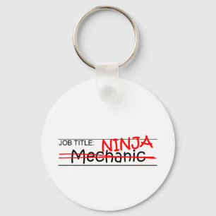 Stellenbezeichnung Ninja - Mechaniker Schlüsselanhänger