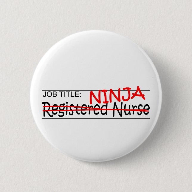 Stellenbezeichnung Ninja - RN Button (Vorderseite)
