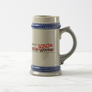 Stellenbezeichnung Ninja - Sozialarbeiter Bierglas