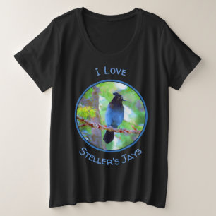 Steller's Jay Painting - Art original pour oiseaux