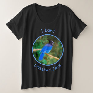Steller's Jay Painting - Art original pour oiseaux