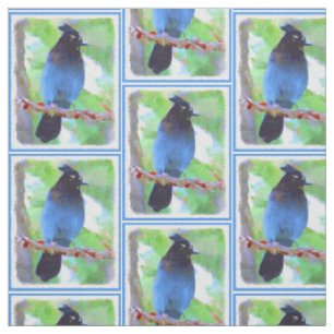 Steller's Jay Painting - Original Bird Art Stoff