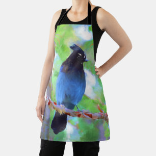 Steller's Jay Painting - Original Wild Bird Art Schürze