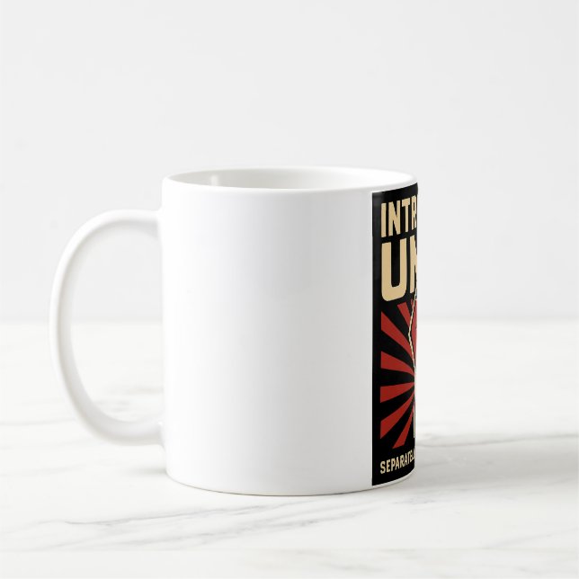 stellt sich eigenständig ein kaffeetasse (Links)