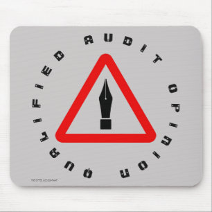 "Stellungnahme zur qualifizierten Prüfung" Mousepad