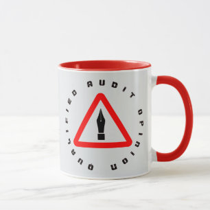 "Stellungnahme zur qualifizierten Prüfung" Tasse
