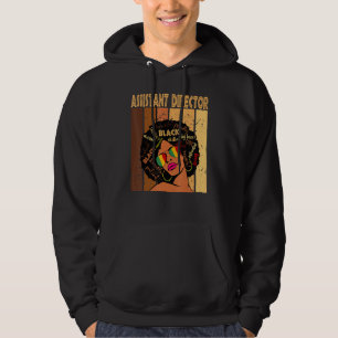 Stellvertretender Direktor Afro African American B Hoodie