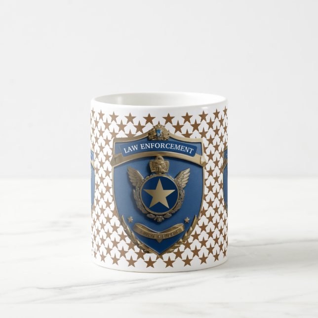 Stellvertretender Direktor der Polizeiabteilung in Kaffeetasse (Mittel)