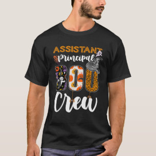 Stellvertretender Schulleiter Boo Crew Halloween p T-Shirt