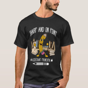 Stellvertretender Schulleiter Lustiger Bleistift s T-Shirt