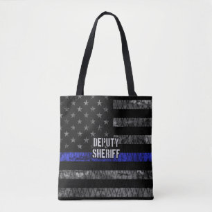 Stellvertretender Sheriff Distressed Flag Tasche