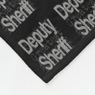 Stellvertretender Sheriff Extraordinator Fleecedecke