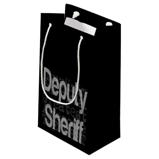 Stellvertretender Sheriff Extraordinator Kleine Geschenktüte (Rückseite Schrägansicht)