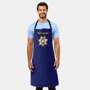 Stellvertretender Sheriff Gold Star Abzeichen Pers Schürze