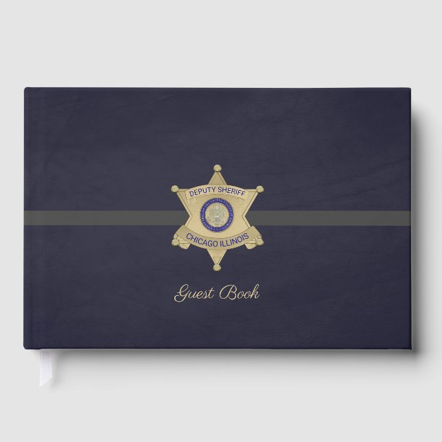 Stellvertretender Sheriff Guest Book Gästebuch (Vorderseite)