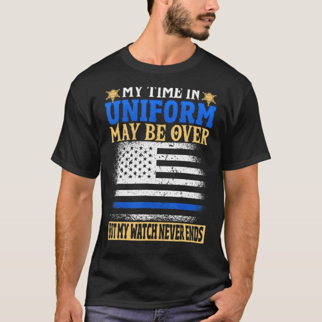 Stellvertretender Sheriff-Offizier für Ruhestand T-Shirt (Vorderseite)