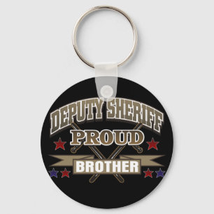 Stellvertreter Sheriff Proud Brother Schlüsselanhänger