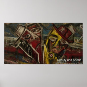 Stellvertreter und Sheriff Poster