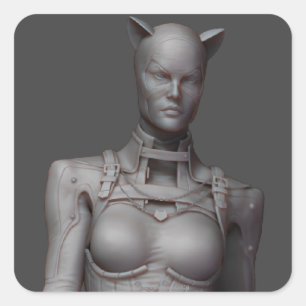 Stellvertreterin Quadratischer Aufkleber