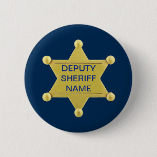 Stellvertreterin Sheriff Custon Button