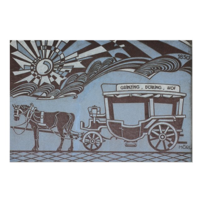 Stellwagen Grinzing Hof Poster (Vorderseite)