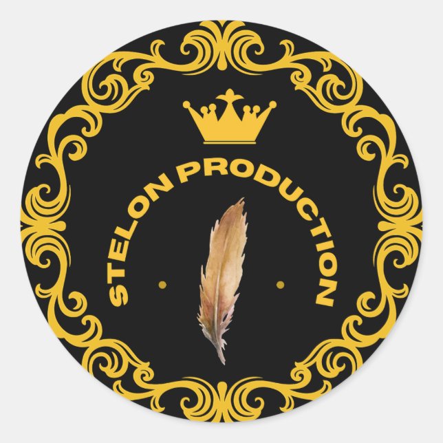 Stelon-Produktionsprämie Runder Aufkleber (Vorderseite)