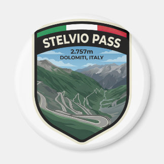 Stelvio-Pass - Malerische Alpenroute Magnet