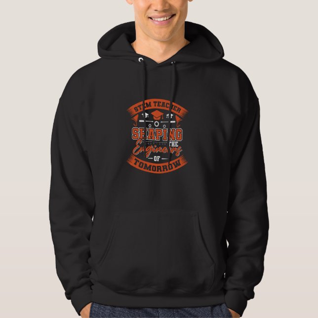 STEM Bildung Science Technology Engineering Steam Hoodie (Vorderseite)