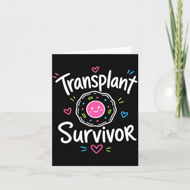 Stem cell transplant survivor  karte (Vorderseite)