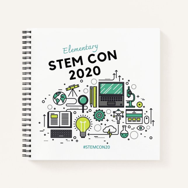 STEM CON 2020-Notebook 2 Notizbuch (Vorderseite)