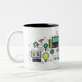 STEM CON 2020-Tasse Zweifarbige Tasse