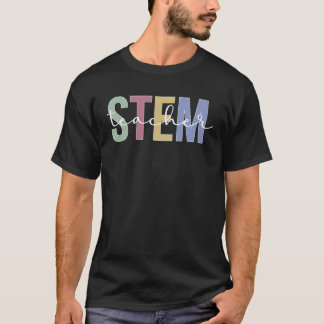STEM-Lehrer Boho Naturwissenschaften Technologie I T-Shirt