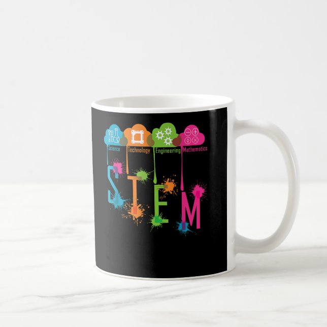 STEM Science Technology Engineering Mathematik Sch Kaffeetasse (Rechts)
