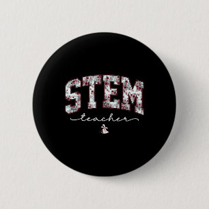 Stem Science Technology Ingenieurwesen Mathe Lehre Button
