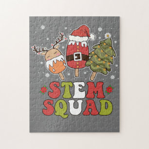 STEM Squad Rentier Santa Tree Ice Weihnachten